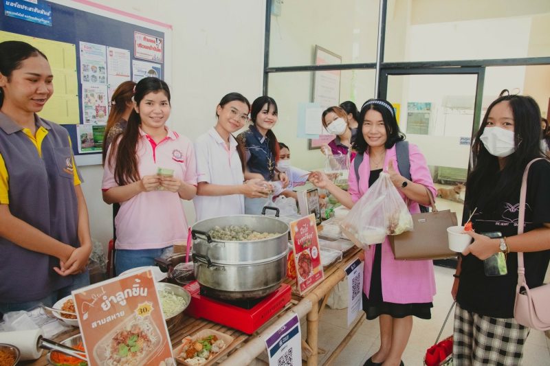 ภาควิชาเทคโนโลยีการอาหารและโภชนศาสตร์ คณะเทคโนโลยี มหาวิทยาลัยมหาสารคาม ได้จัดโครงการส่งเสริมให้นิสิตเป็นผู้ประกอบการใหม่ (Food Festival) 2567