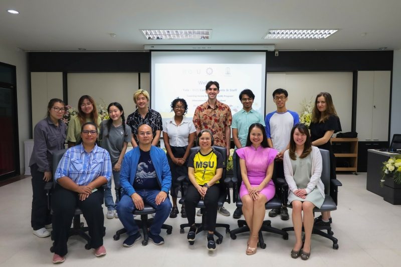 ในโอกาสเดินมาเยือนคณะเทคโนโลยี มหาวิทยาลัยมหาสารคามและ เข้าร่วมโครงการ : LEARNING ACROSS BOUNDARIES (LAB) PROGRAM ภายใต้หัวข้อ Alternative Proteins in Thailand จัดขึ้นระหว่างวันที่ 26 กุมภาพันธ์ - 1 มีนาคม 2567 ณ มหาวิทยาลัยมหาสารคาม